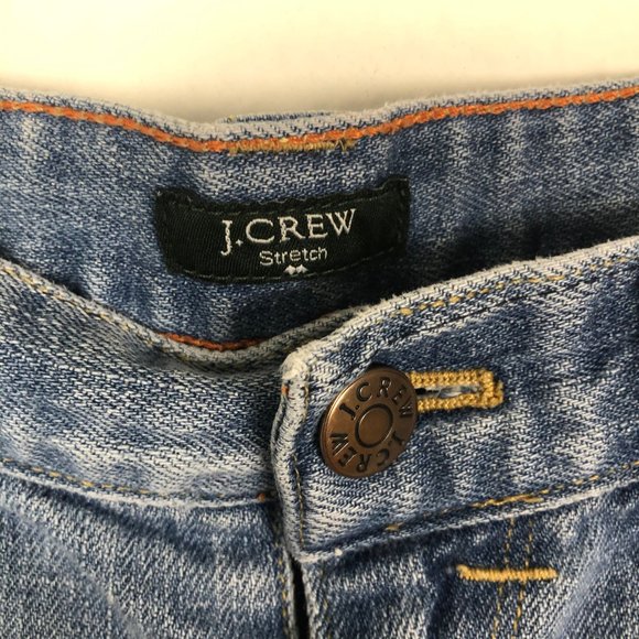 J. Crew Cotton Blend Cutoff Jean Shorts Size 2 - Picture 4 of 5